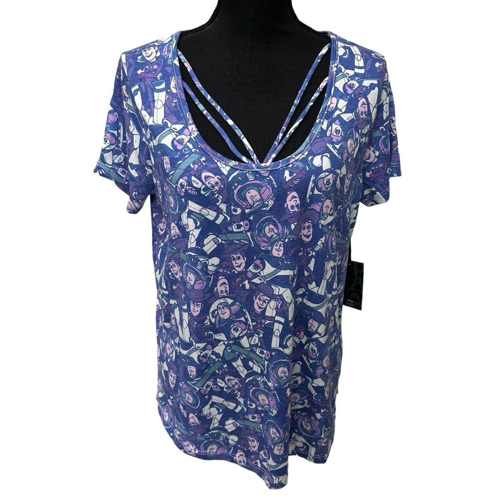Torrid Toy Story Disney Pixar T-Shirt Woody Buzz Women's‎ Size 00 (M/L) NWT